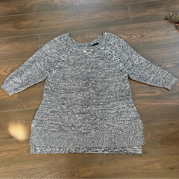 Lane Bryant grey/black sweater - Picture 1 of 3